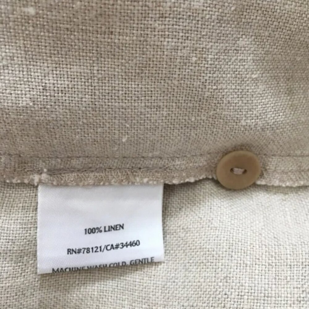 EUC Eileen Fisher Wide Leg Linen Pants - Picture 7 of 7